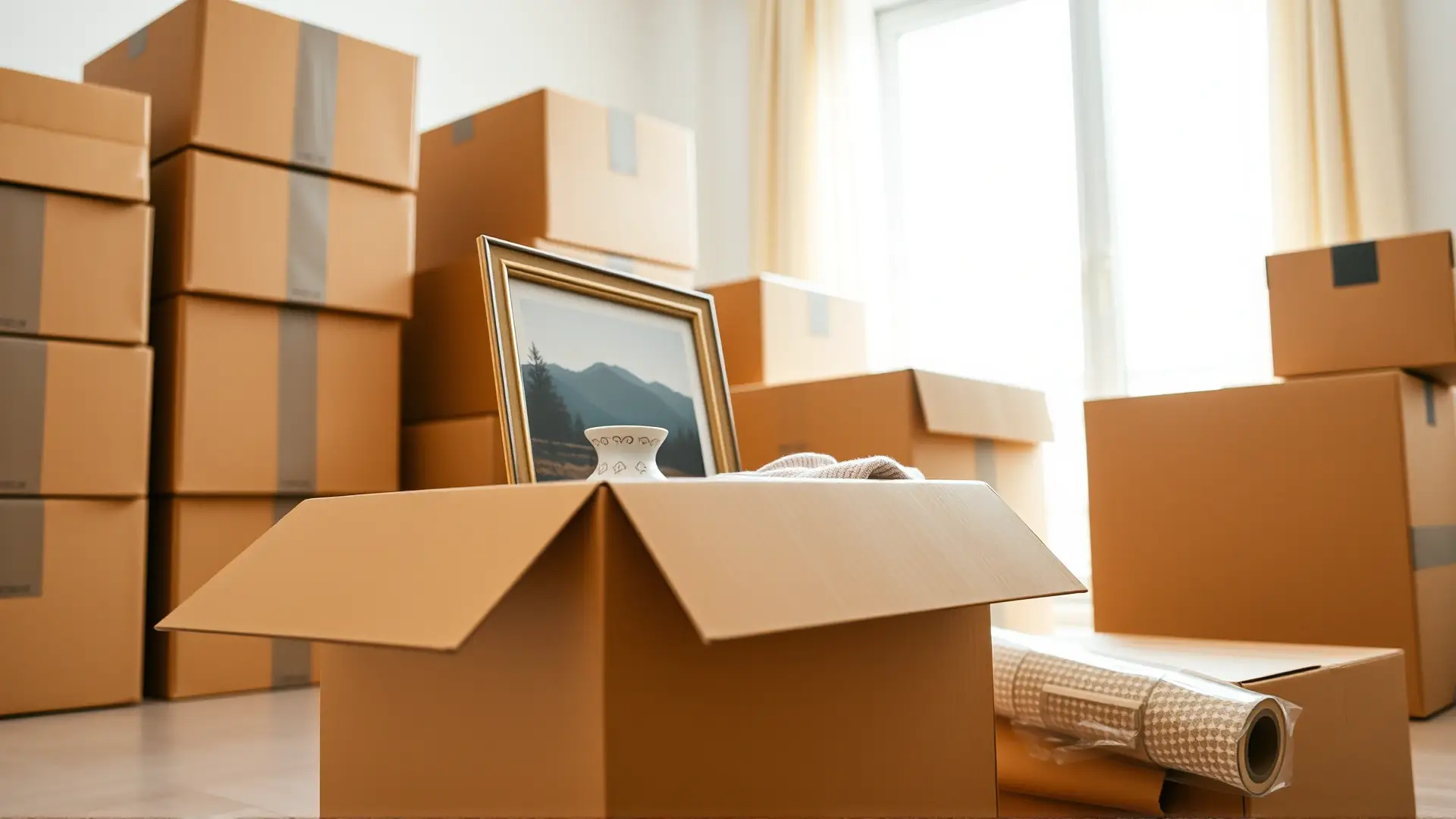 Mudanza organizada y lista para comenzar