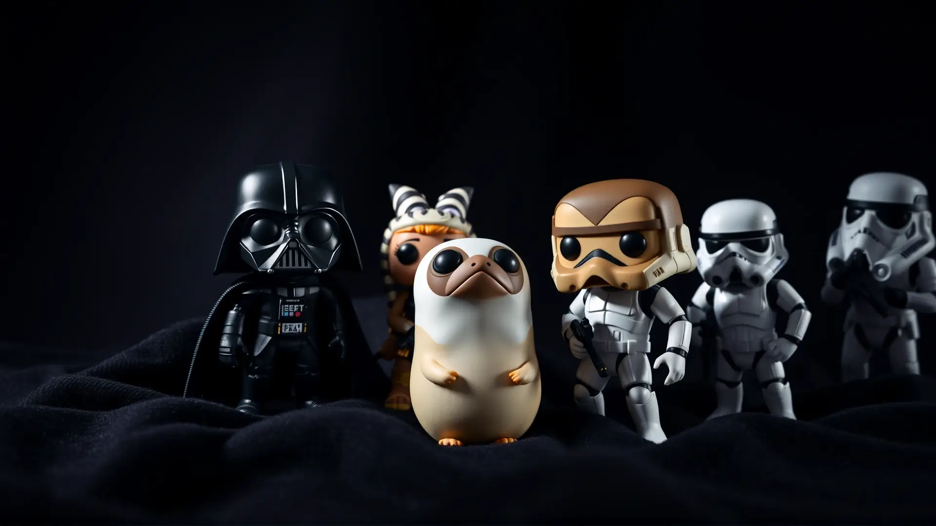 Figuras Funko Pop! de Star Wars, lujosamente fotografiadas