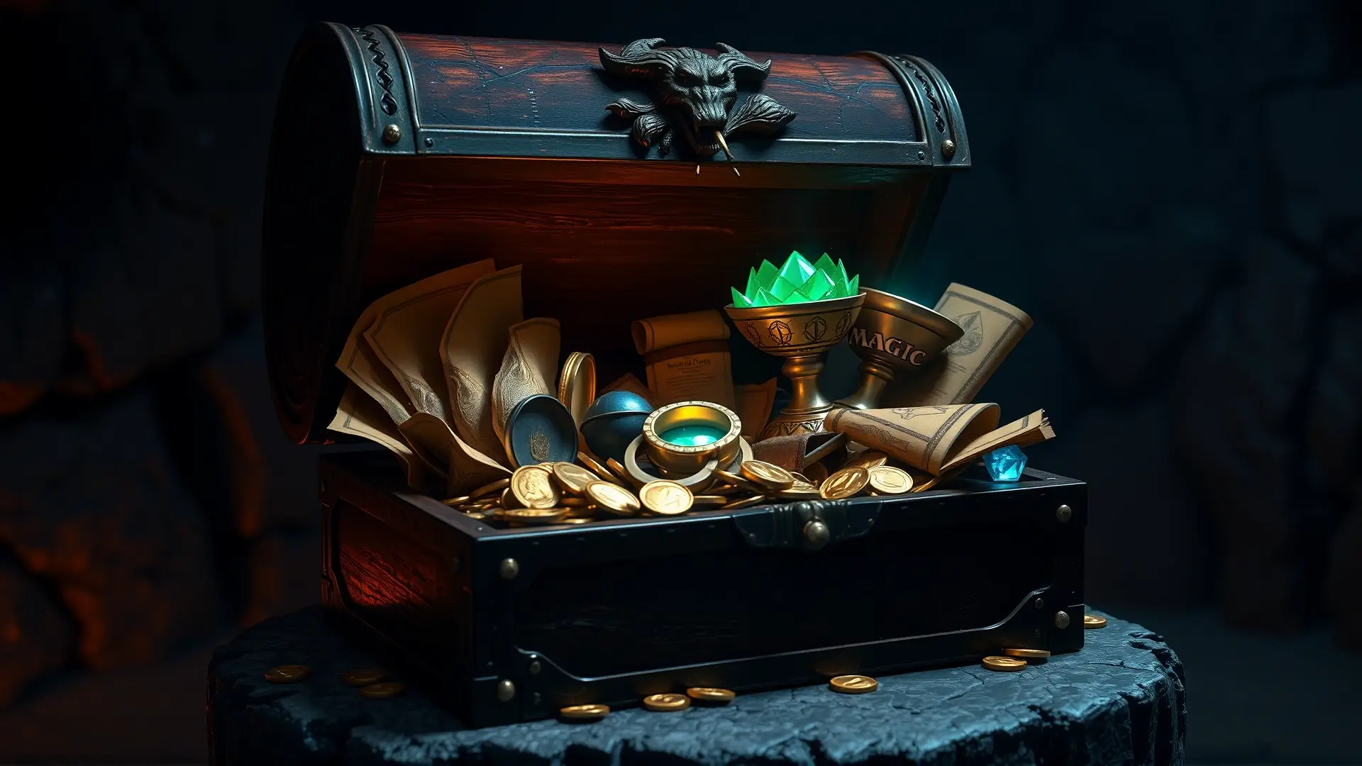 Un tesoro de Magic brilla en la oscuridad