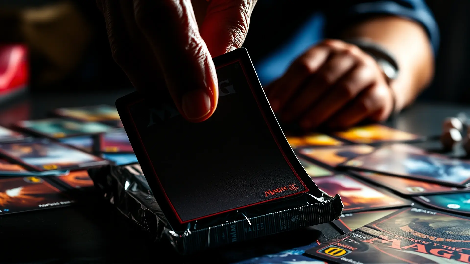 Una mano revela un mágico destino oculto