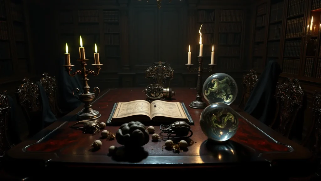 Misteriosa reunión oculta en estudio antiguo