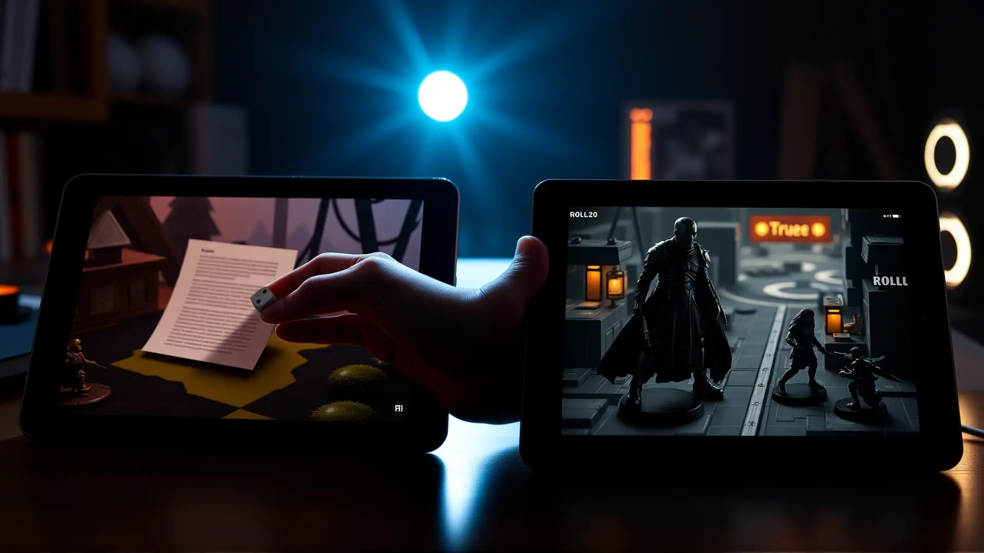 Tabletas digitales contrastan: fantasía vs. futurismo