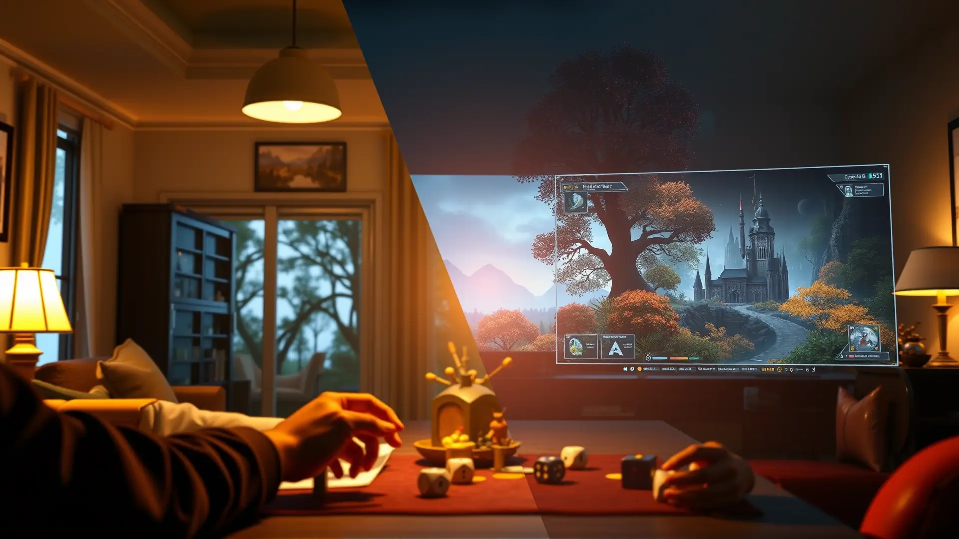 Un juego de mesa se fusiona con fantasía digital