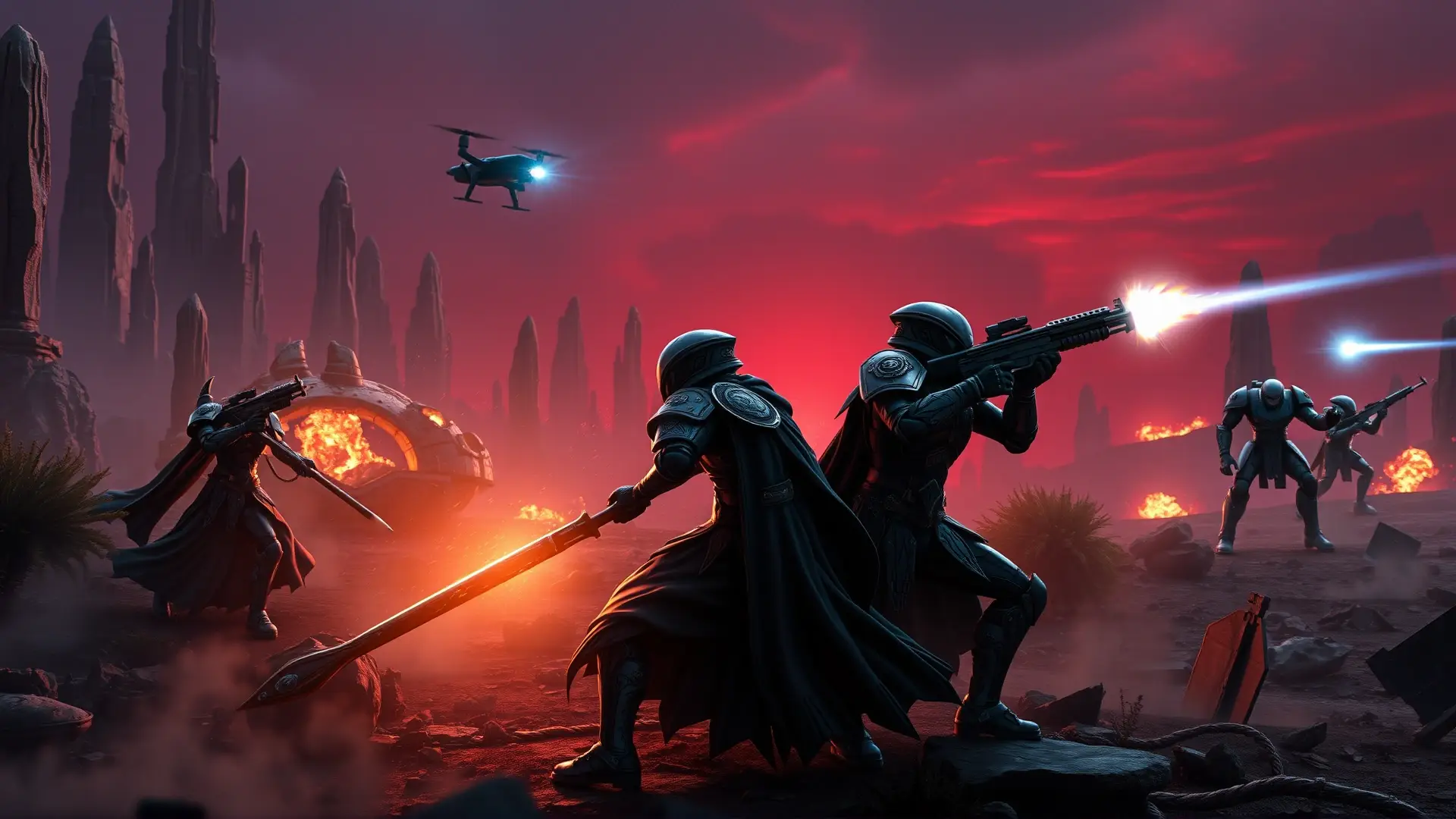 Eldar resisten desesperadamente el avance Tau